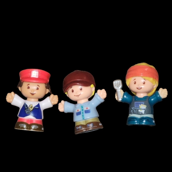 Fisher-Price Little People Serve It Up Food Truck W/ 3 Figures Musical & Sounds - Picture 10 of 11